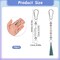 Beadable Keychains, 24 Pieces Blanks Bead Keychain Metal Diy Bead Keychain Bar Charms Keychain Making Supplies Kit For Diy Craft Project Pendant Bead Snap Hook Keychain